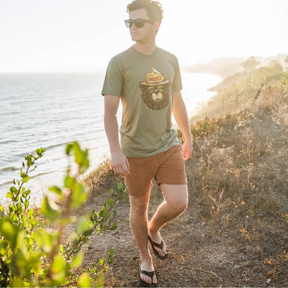Men's Smokey Bear Olive T-Shirt